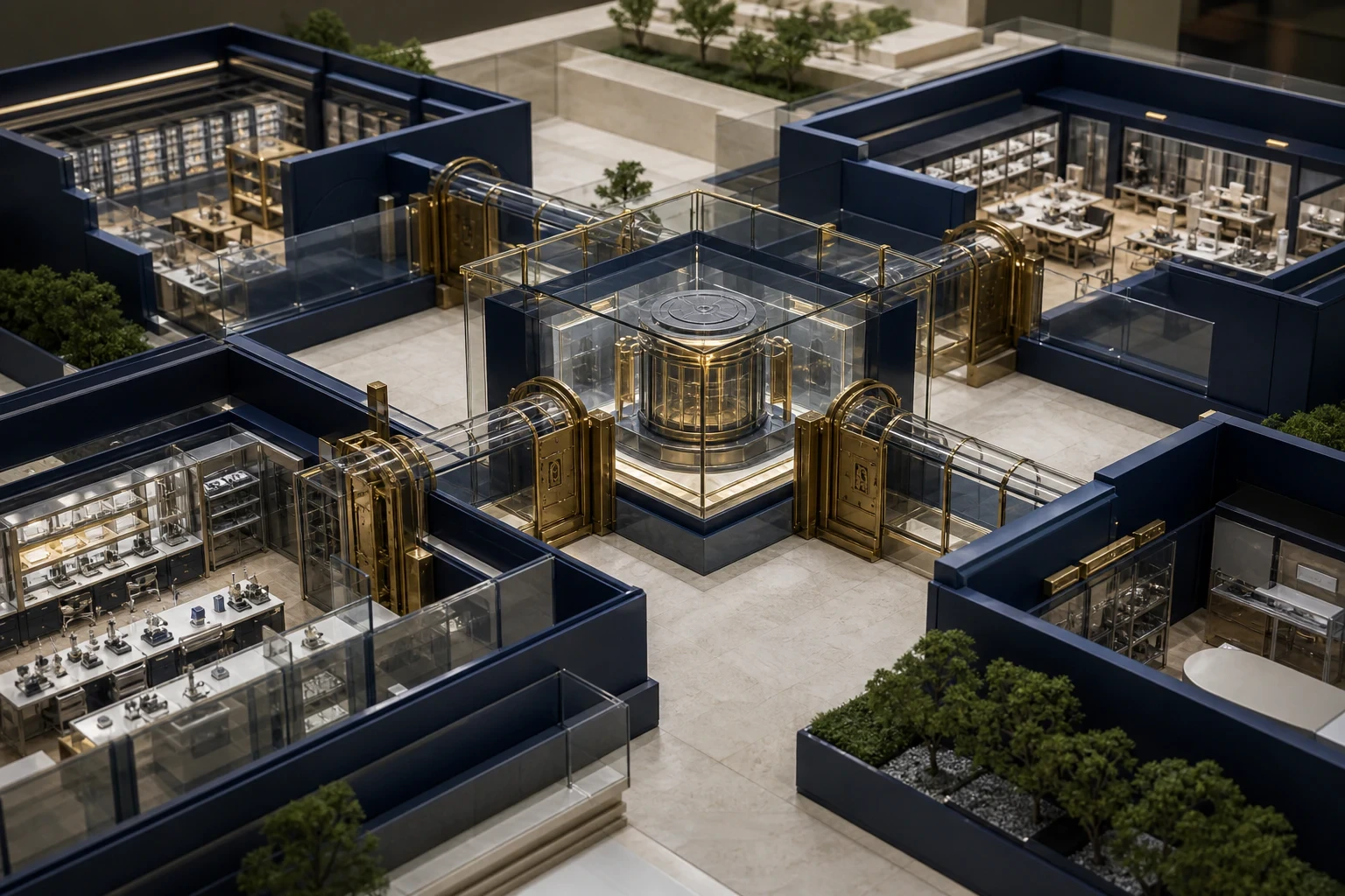 An enterprise research environment with isolated workspaces, guarded integrations, and a central evidence vault