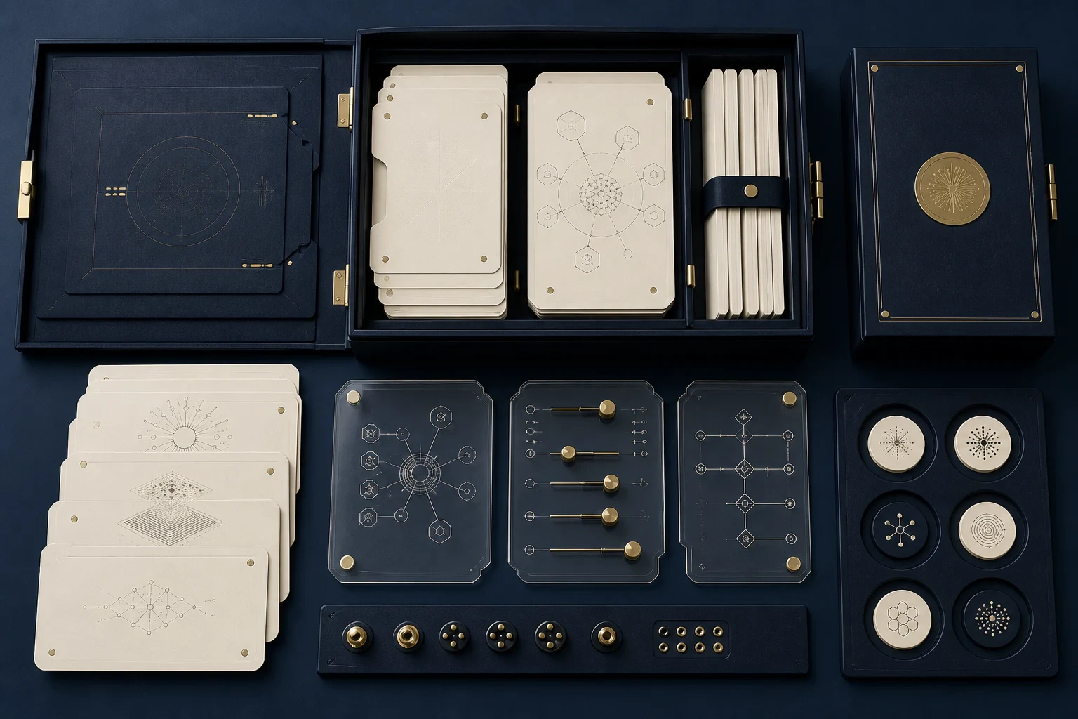 A modular workflow pack opened into evidence, parameters, validation, and provenance components
