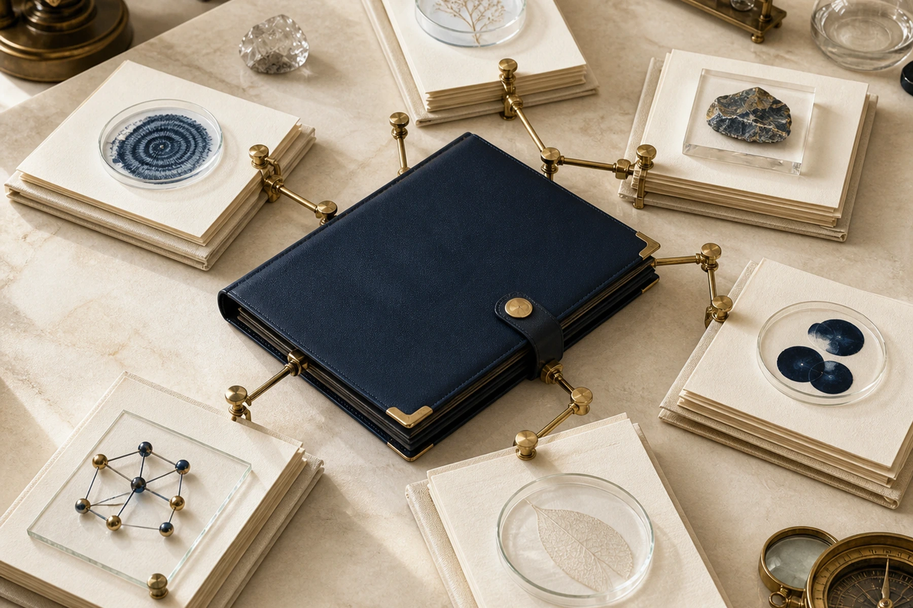 Six research program dossiers connected to one governed institutional portfolio record